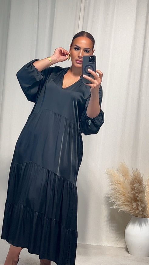 Robe satinée NAZIR